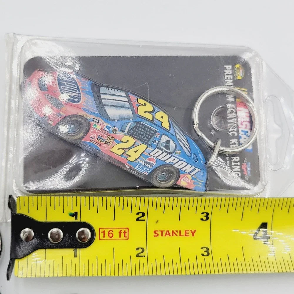 Lot Of 4 Nascar #24 Keychains And Magnet